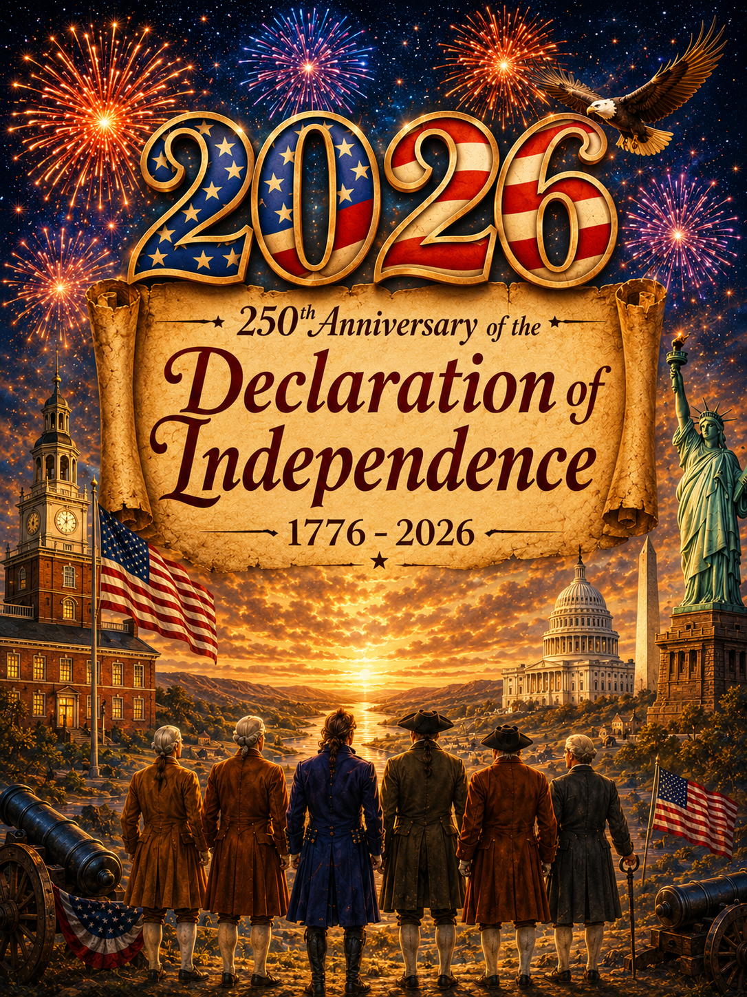 Independence Day 2026 250th anniversary Declaration of Independence image